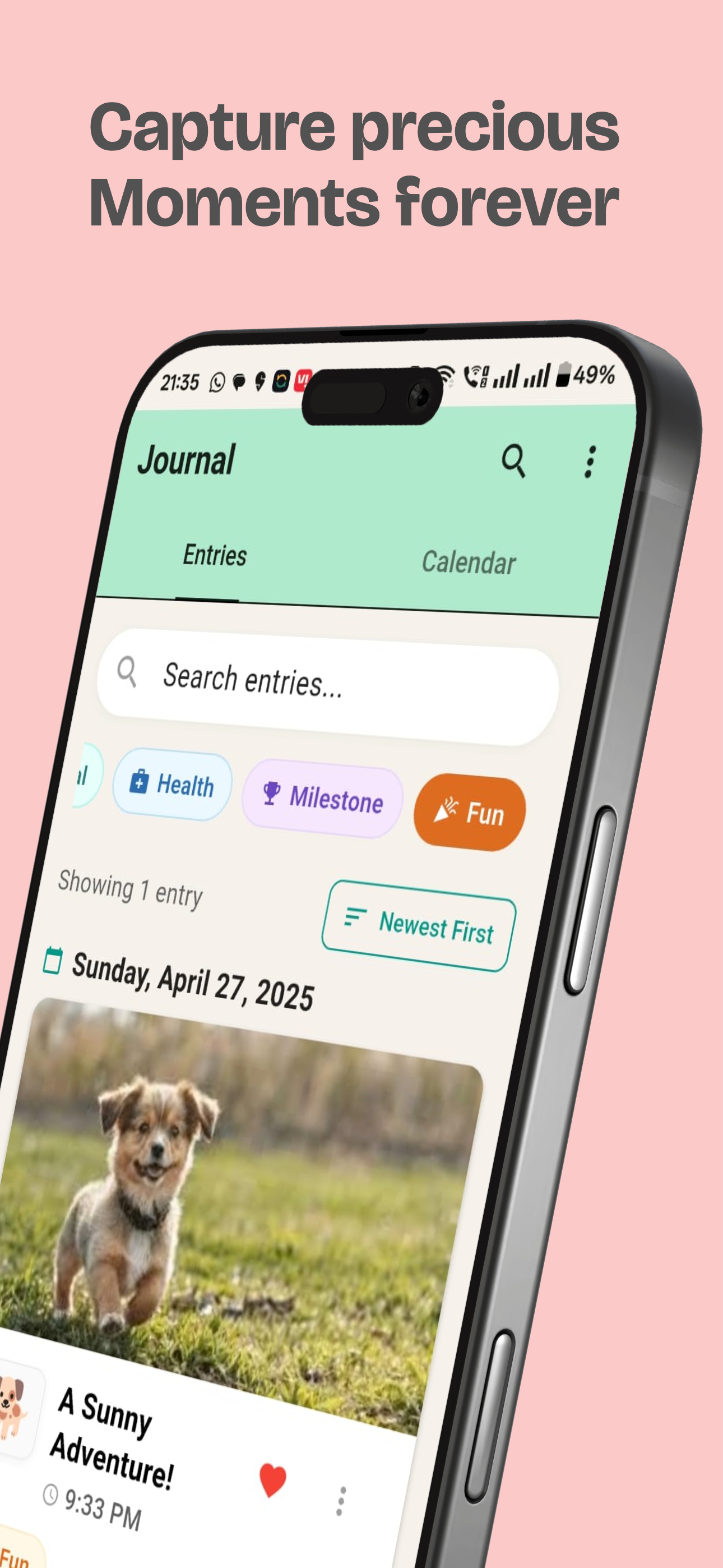 PetBuddy Pet Journal - Create memories and photo albums